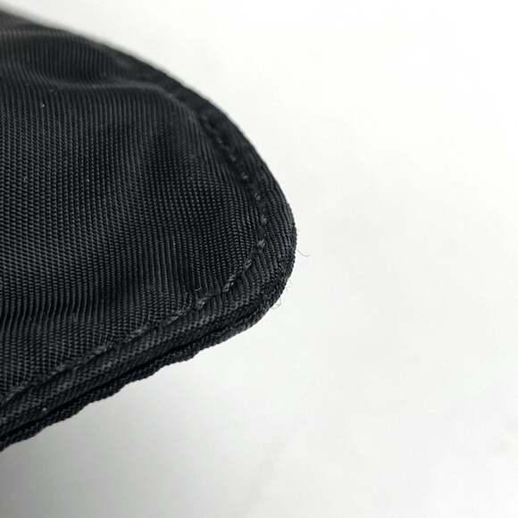 Prada logo plate shoulder bag, crossbody, nylon, nero (black), women's - Picture 3 of 6